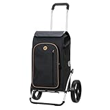 Exklusiv ANDERSEN Einkaufstrolley - Royal Shopper Folke schwarz 61 L Freizeit, Handwagen, Thermo, Aluminium, klappbar, leise Räder